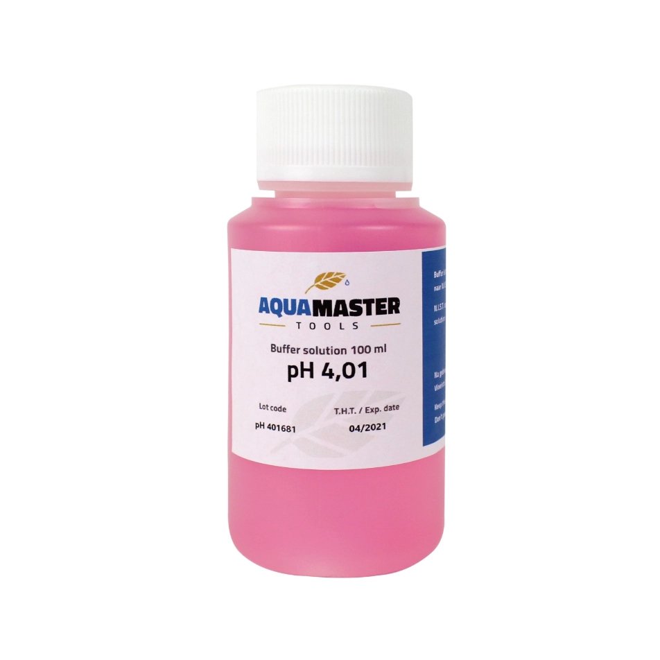 Aqua Master Tools - pH 4 Kalibrierflüssigkeit - Blooming Town