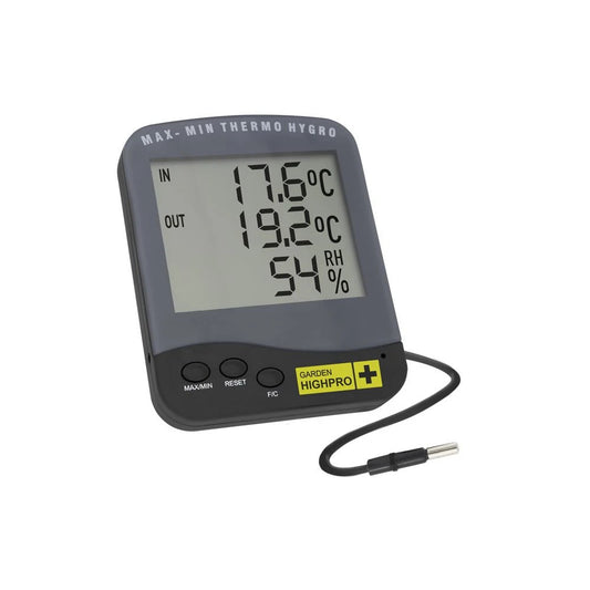 Blooming Town Garden Highpro - Premium Thermo- und Hygrometer