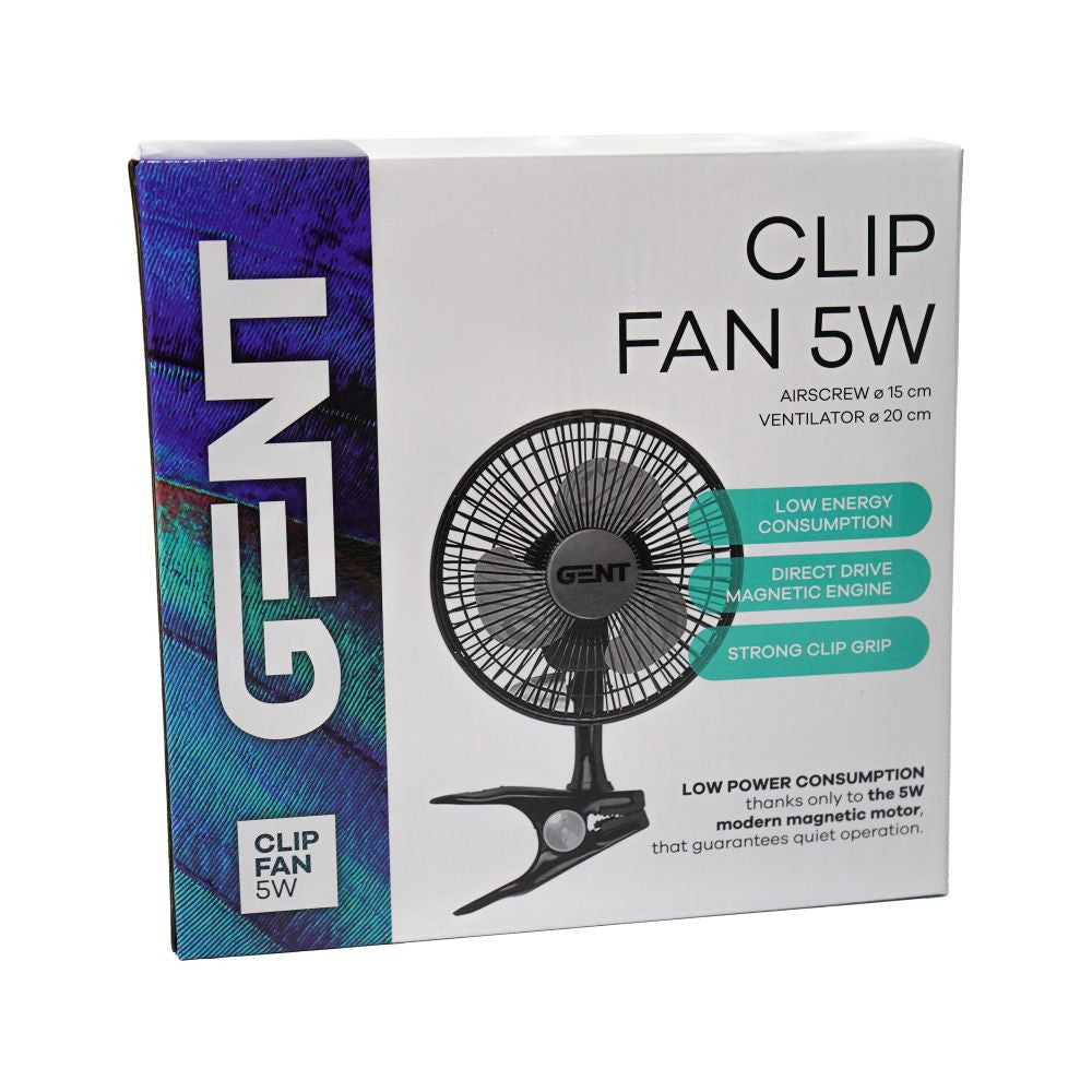 Blooming Town Gent - Clip-Ventilator Ø15cm, 5 Watt