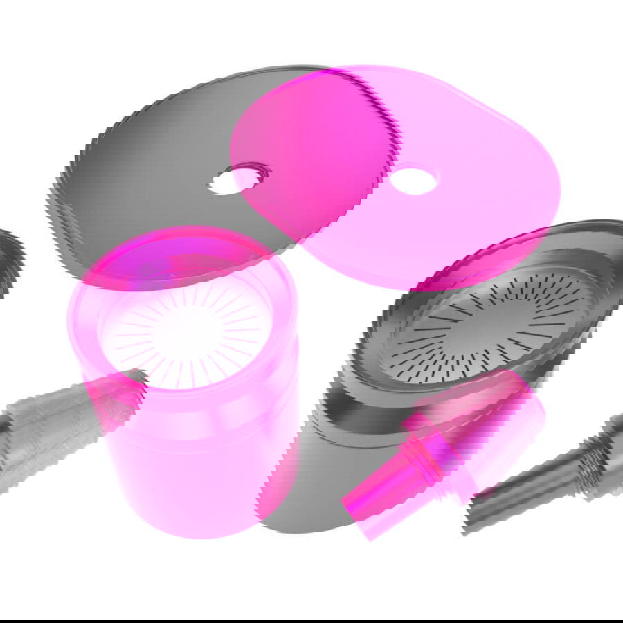 Blooming Town Stündenglass - Gravity Infuser - Pink - Kopf
